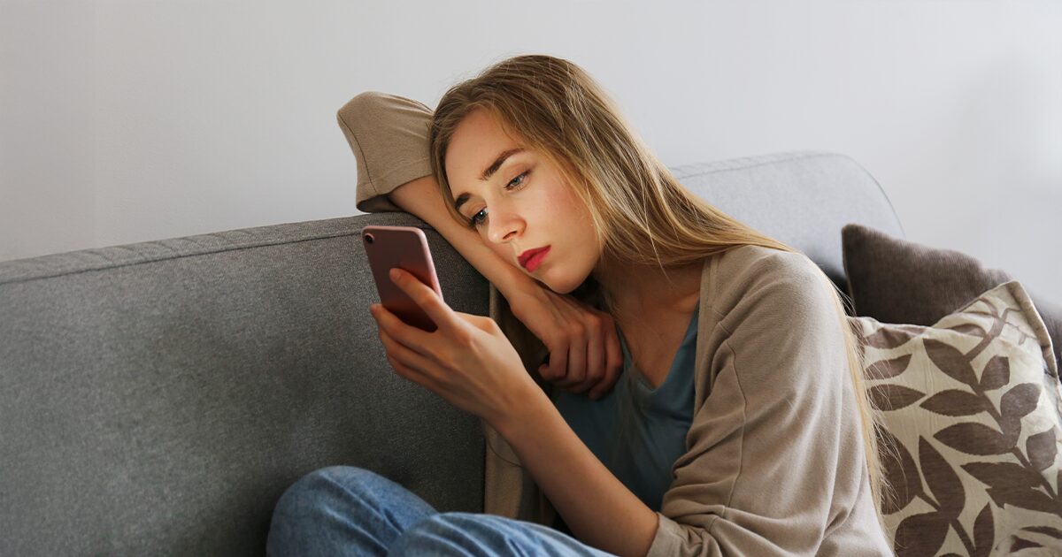 Young woman thinking about abortion and alternative options